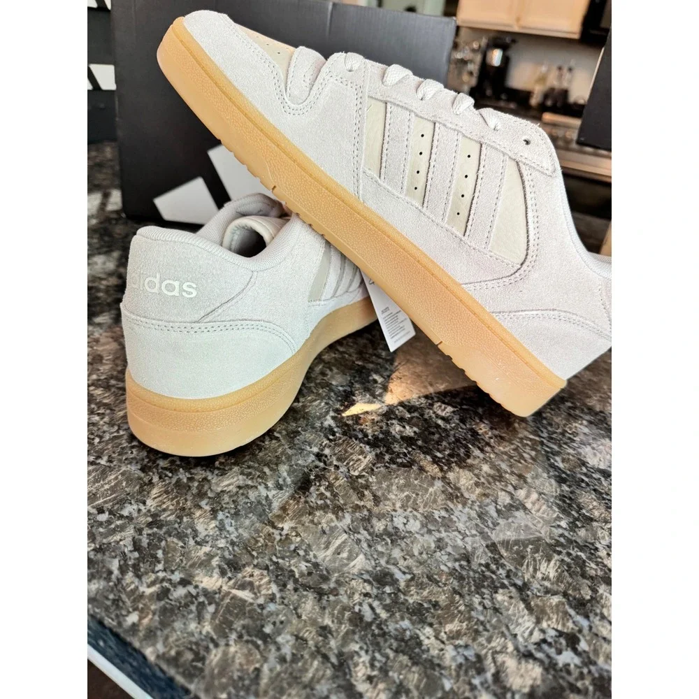 Adidas‎ Break Start Premium Low Wonder White Gum JS2272 Mens 10 Womens 11